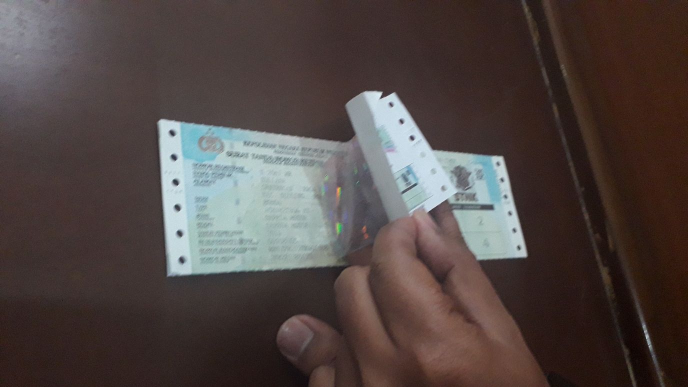 Stnk Baru Dilengkapi Plastik Hologram Untuk Apa Ya