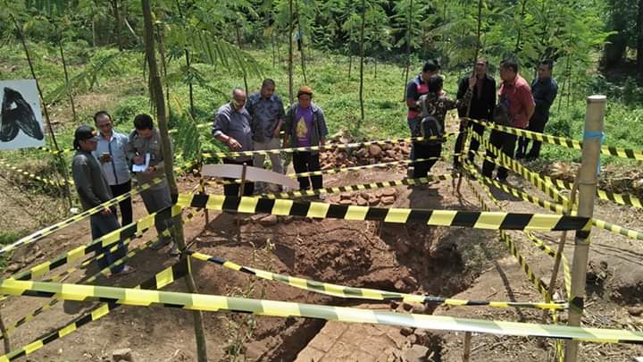 Digandeng Dinas Pariwisata, BPCB Jatim Dalami Struktur Bata Kuno Di Sekar Krajan