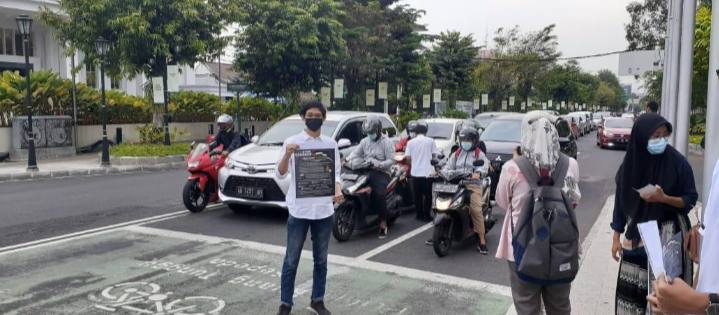 Liga Mahasiswa Muslim Yogyakarta (LMMY) Turun ke Jalan Gelar Aksi Kecam Diskriminasi Apartheid Israel