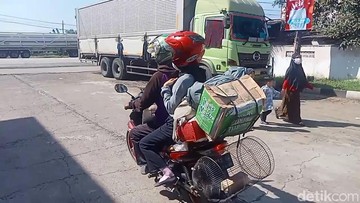 Arus Pemudik Motor Meningkat Tajam di Jalur Pantura Subang Jelang Idul Fitri