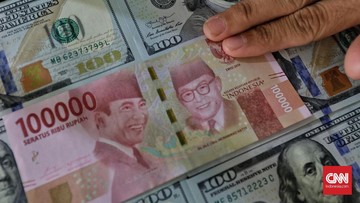 Bank Indonesia (BI) memastikan akan menjaga stabilitas rupiah selama 24 jam penuh sepanjang libur Lebaran 2026. Ilustrasi. (CNN Indonesia/Adhi Wicaksono).