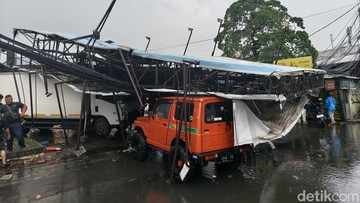 Waspada Cuaca Ekstrem di Bandung: Dua Baliho Raksasa Ambruk, Potensi Kerugian dan Mitigasi Risiko