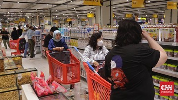 Transmart Full Day Sale bakal hadir lagi besok, Minggu (29/3) dengan diskon besar. (CNN Indonesia/Adhi Wicaksono)