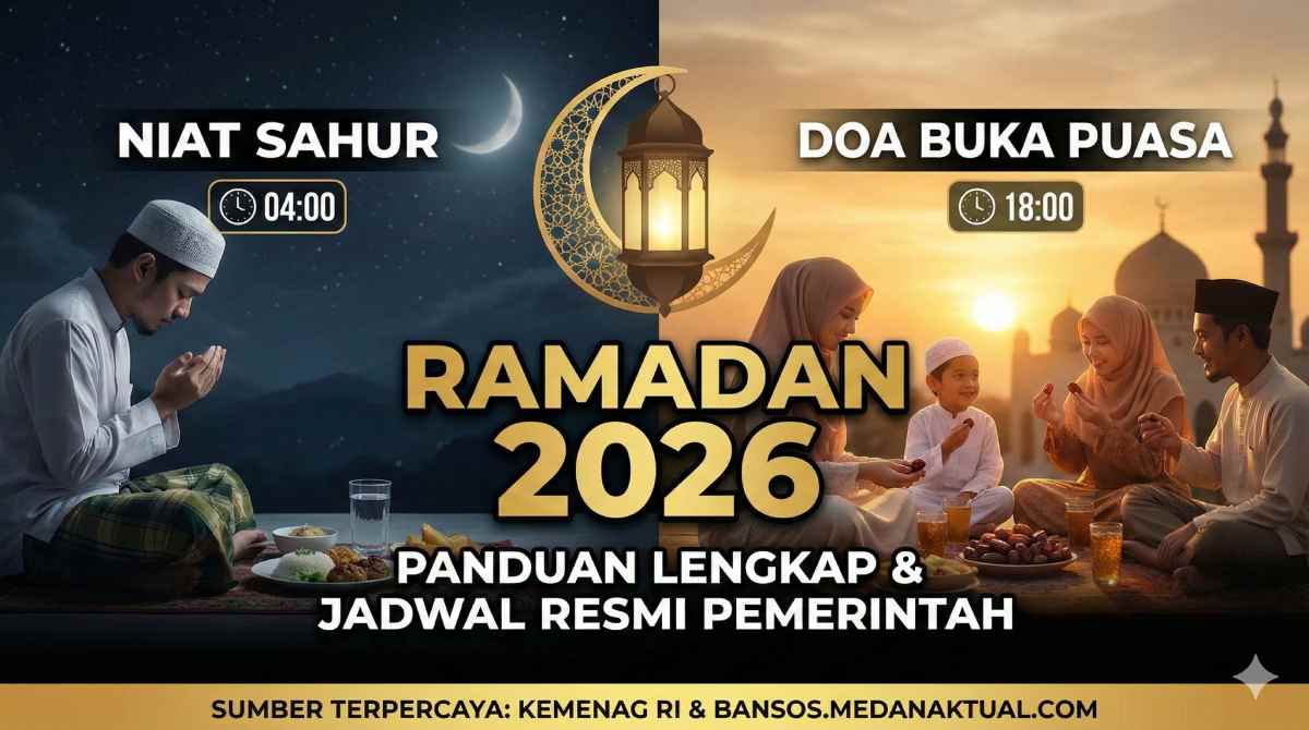 Niat Sahur dan Doa Buka Puasa Ramadan 2026 Menjadi Panduan Utama Umat Islam Setelah Penetapan Resmi Pemerintah